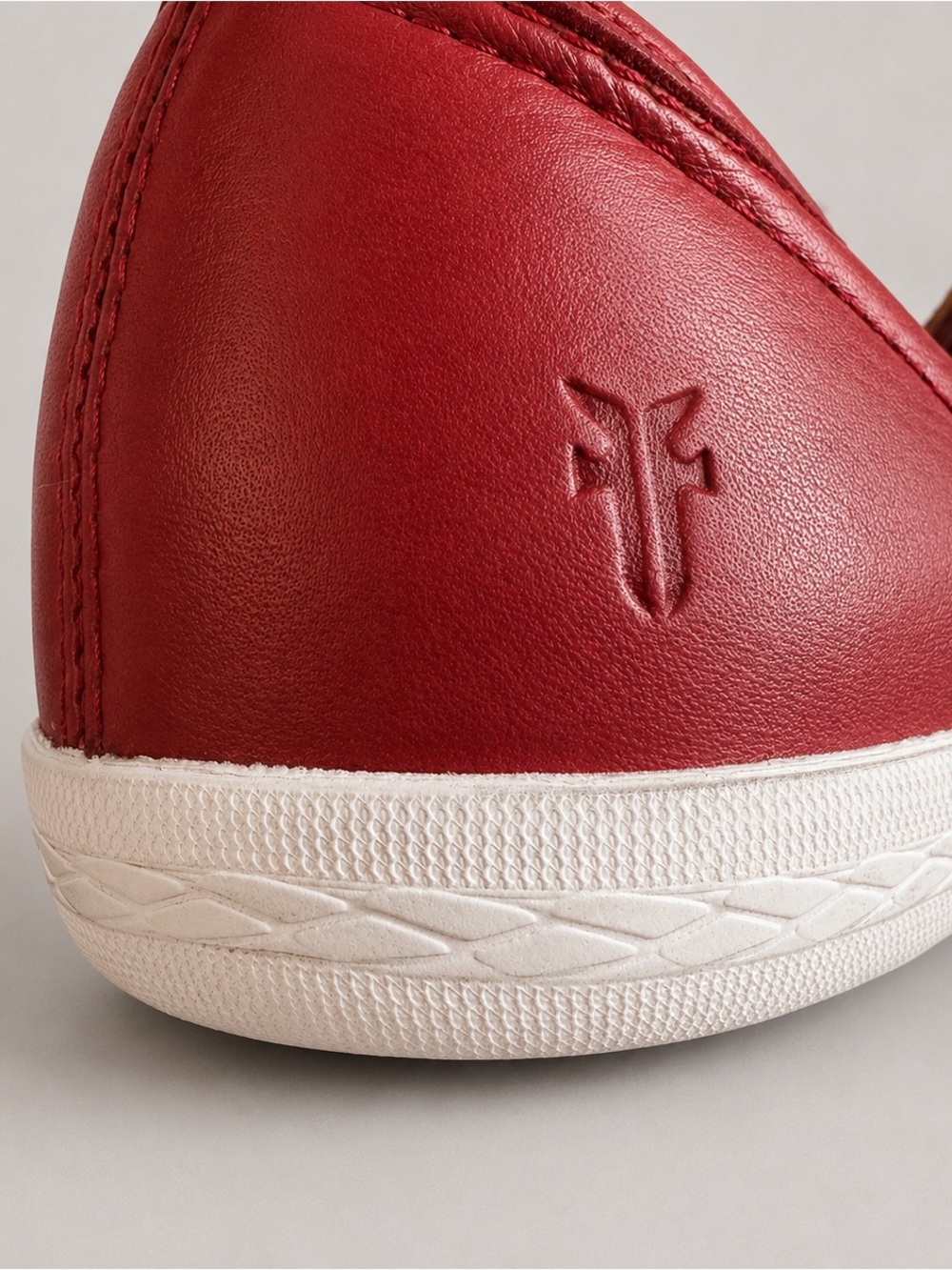 FRYE Women’s Red Leather Low Top Lace Up Sneakers Shoes (Mindy?) Size 9 M EU 39 - Picture 9 of 11